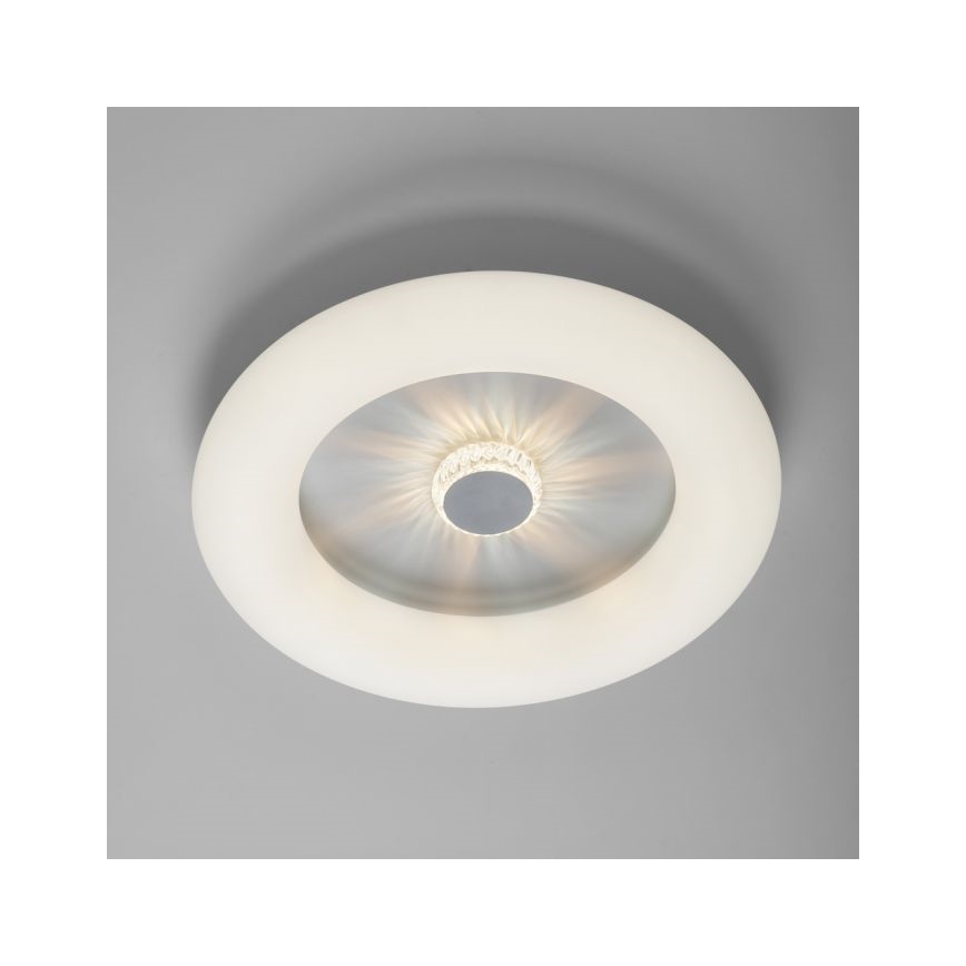 JUST LIGHT. 14383-16 - LED Zatemnitvena stropna svetilka VERTIGO LED/26W/230V 2700-5000K bela + Daljinski upravljalnik