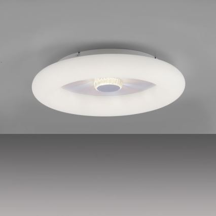 JUST LIGHT. 14383-16 - LED Zatemnitvena stropna svetilka VERTIGO LED/26W/230V 2700-5000K bela + Daljinski upravljalnik