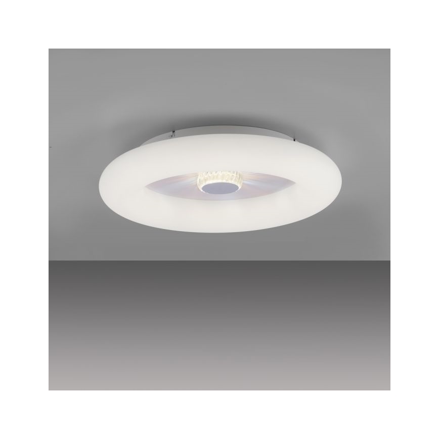 JUST LIGHT. 14383-16 - LED Zatemnitvena stropna svetilka VERTIGO LED/26W/230V 2700-5000K bela + Daljinski upravljalnik