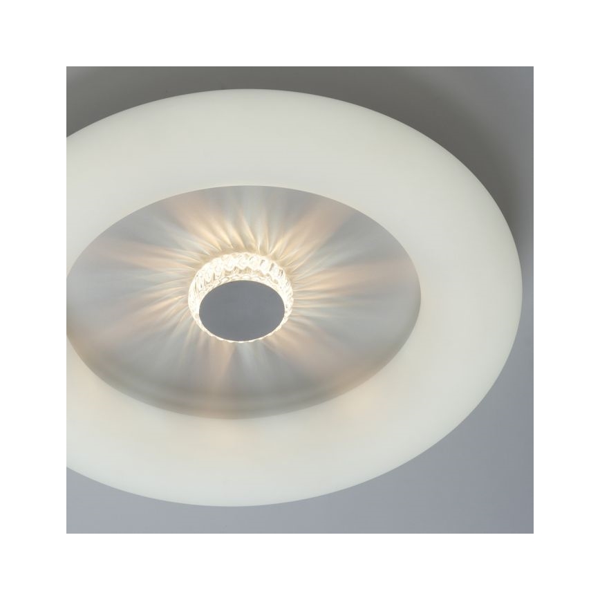 JUST LIGHT. 14383-16 - LED Zatemnitvena stropna svetilka VERTIGO LED/26W/230V 2700-5000K bela + Daljinski upravljalnik