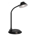 JUST LIGHT. 14414-18 - Dimmabilna fleksibilna dotik svetilka za mizo z brezžičnim polnjenjem PUCKI LED/4,5W/230V črna