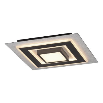 JUST LIGHT. 14439-21 - LED stropna svetilka CICHIO LED/18,5W/230V + LED/9W 40x40 cm črna