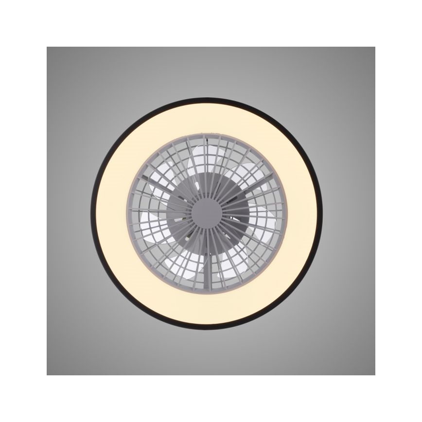 JUST LIGHT. 14447-18 - LED RGBW Zatemnitveni stropni ventilator s svetilko LENO LED/44W/230V 3000-6500K pr. 48,6 cm bela + Daljinski upravljalnik