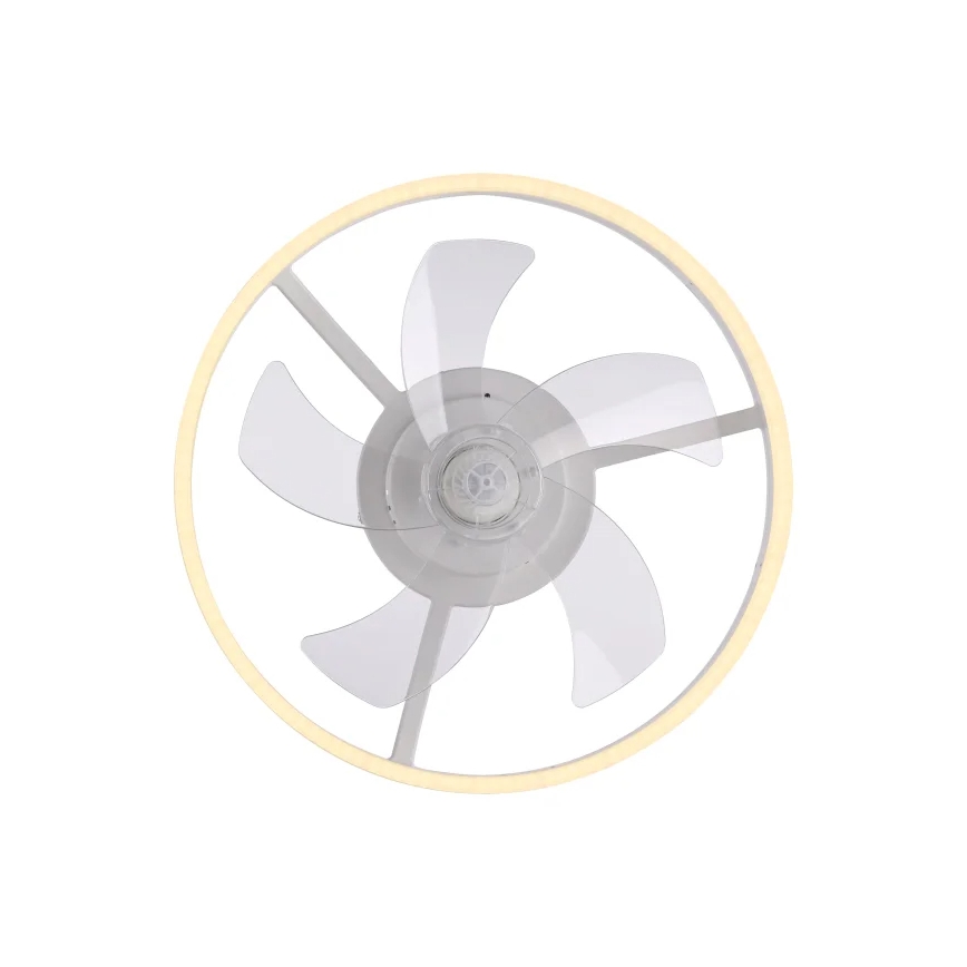 JUST LIGHT. 14624-16 - LED stropni ventilator z zatemnljivo svetlobo RITA LED/22W/230V 3000-6000K premer 50 cm v beli barvi + daljinski upravljalnik