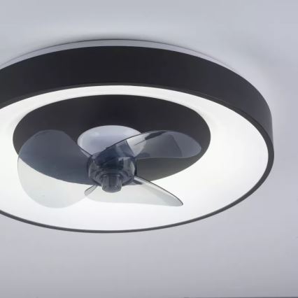 JUST LIGHT. 14644-18 - LED Zatemnitvena stropna svetilka z ventilatorjem VENIKA LED/36W/230V pr. 48,6 cm 2700-5000K + Daljinski upravljalnik