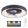 JUST LIGHT. 14644-18 - LED Zatemnitvena stropna svetilka z ventilatorjem VENIKA LED/36W/230V pr. 48,6 cm 2700-5000K + Daljinski upravljalnik