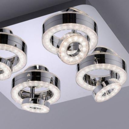 JUST LIGHT. 14662-17 - LED RGBW Zatemnitveni reflektor TIM LOLASMART 4xLED/5,9/230V 2700-5000K + Daljinski upravljalnik