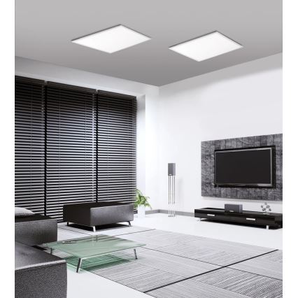 JUST LIGHT. 14681-16 - LED RGB Zatemnitveni nadgradni panel LOLA FLAT LED/28W/230V 2700-5000K + Daljinski upravljalnik