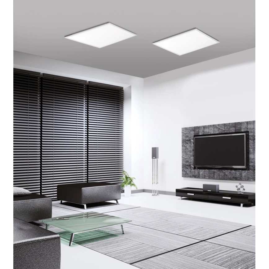 JUST LIGHT. 14681-16 - LED RGB Zatemnitveni nadgradni panel LOLA FLAT LED/28W/230V 2700-5000K + Daljinski upravljalnik