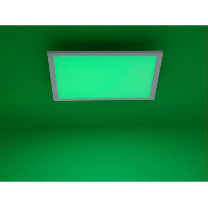 JUST LIGHT. 14681-16 - LED RGB Zatemnitveni nadgradni panel LOLA FLAT LED/28W/230V 2700-5000K + Daljinski upravljalnik
