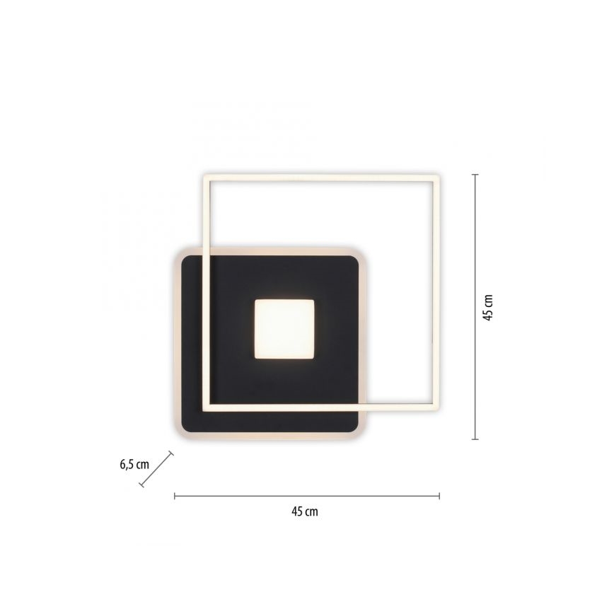 JUST LIGHT. 15045-18 - LED Zatemnitvena stropna svetilka DOMINO LED/26W/230V