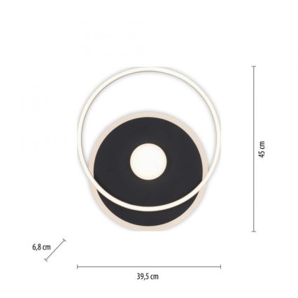 JUST LIGHT. 15046-18 - LED Zatemnitvena stropna svetilka DOMINO LED/26,5W/230V