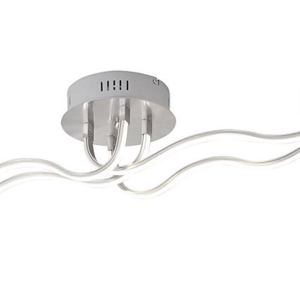 JUST LIGHT. 15126-55 - LED Lestenec WAVE LED/29,4W/230V mat krom
