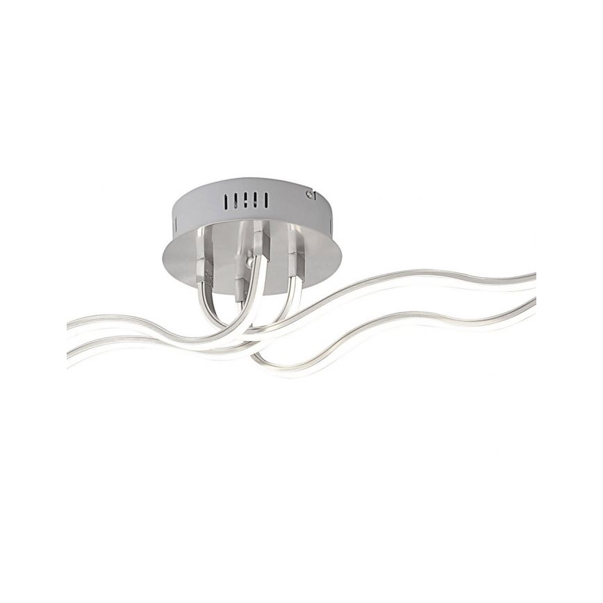 JUST LIGHT. 15126-55 - LED Lestenec WAVE LED/29,4W/230V mat krom