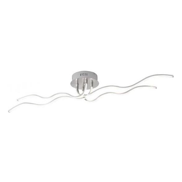 JUST LIGHT. 15126-55 - LED Lestenec WAVE LED/29,4W/230V mat krom