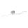 JUST LIGHT. 15126-55 - LED Lestenec WAVE LED/29,4W/230V mat krom