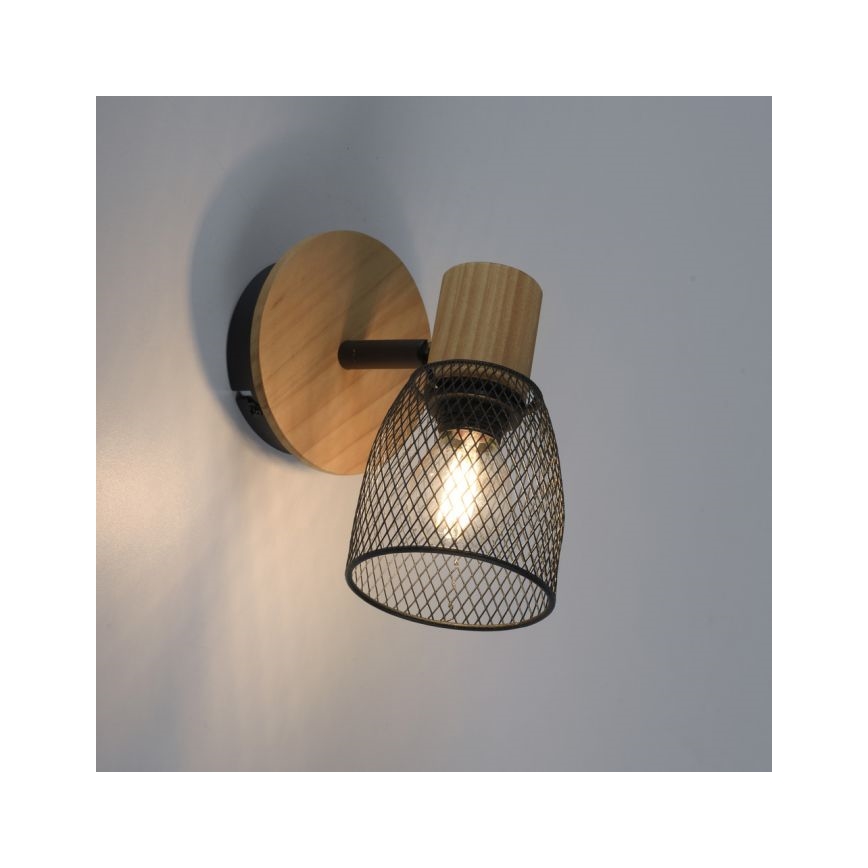 JUST LIGHT. 15191-79 - Stenski reflektor TAMIS 1xE14/10W/230V bor