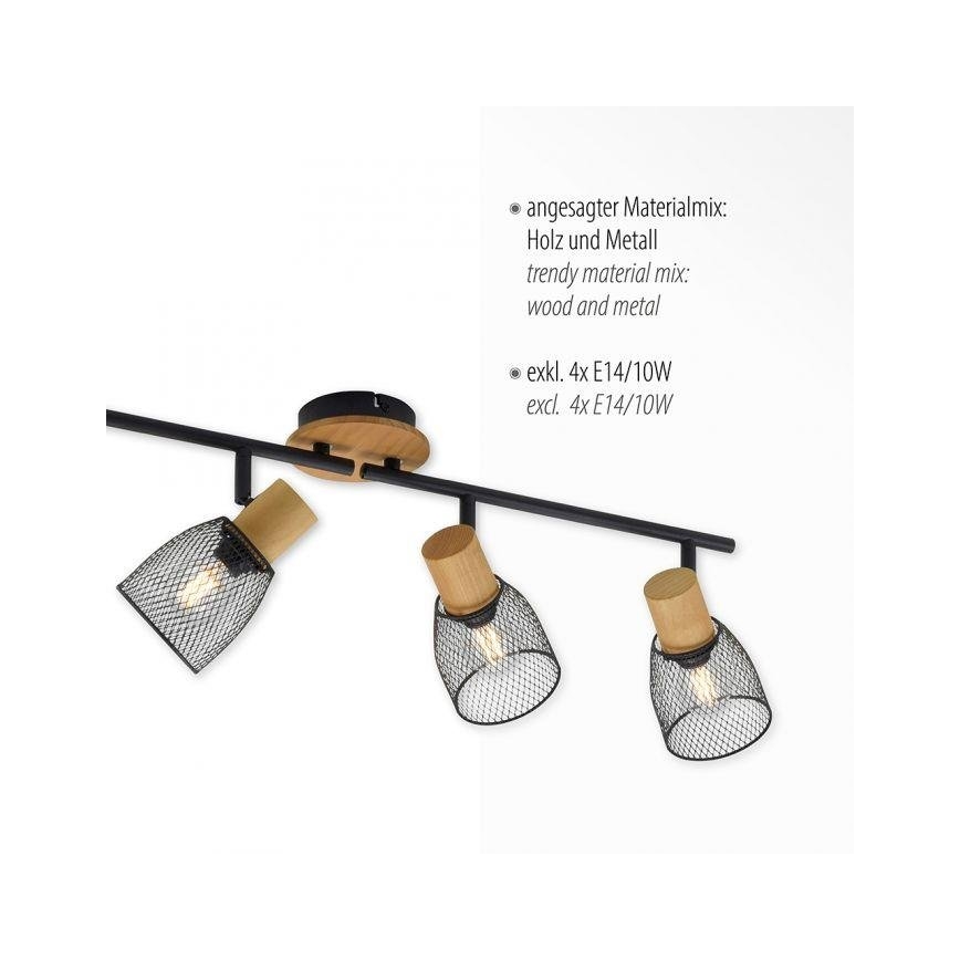 JUST LIGHT. 15194-79 - Reflektor TAMIS 4xE14/10W/230V