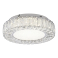 JUST LIGHT. 15221-17 - LED stropna svetilka KULUNKA LED/32W/230V, premer 37 cm, sijajni krom