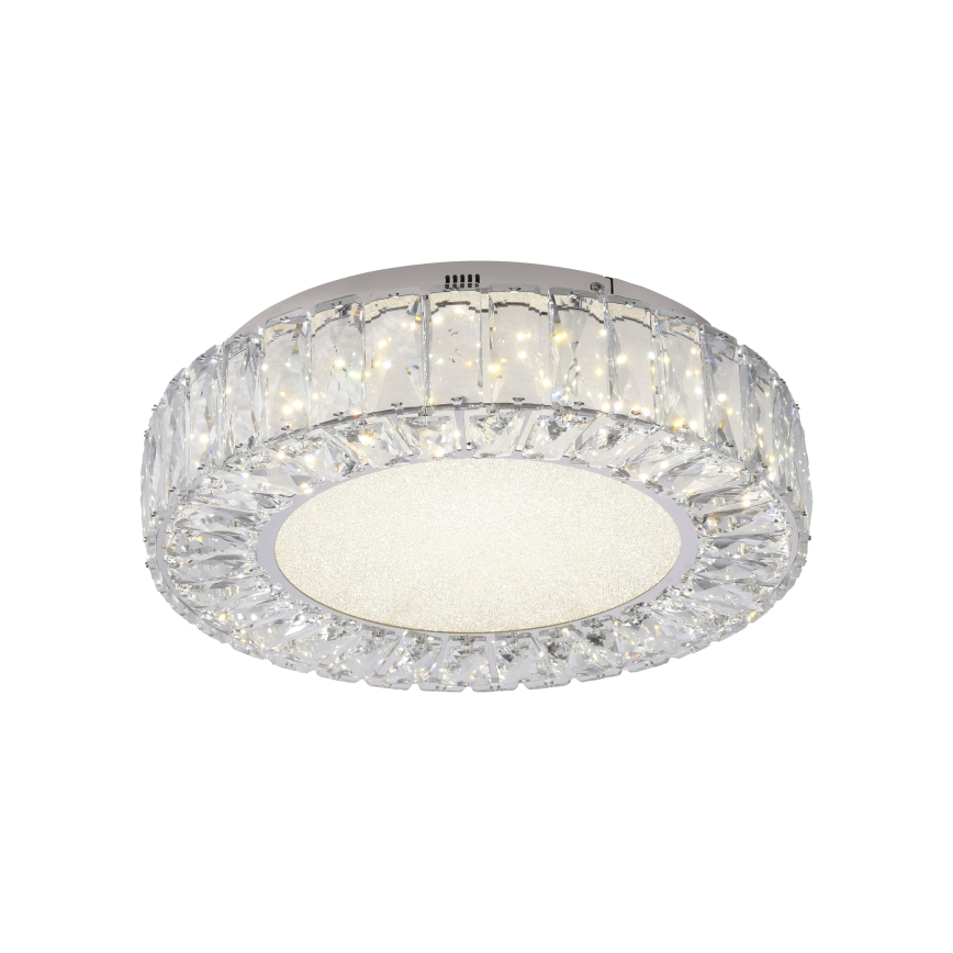 JUST LIGHT. 15221-17 - LED stropna svetilka KULUNKA LED/32W/230V, premer 37 cm, sijajni krom