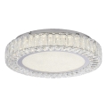 JUST LIGHT. 15222-17 - LED stropna svetilka KULUNKA LED/46W/230V premer 50 cm sijajni krom