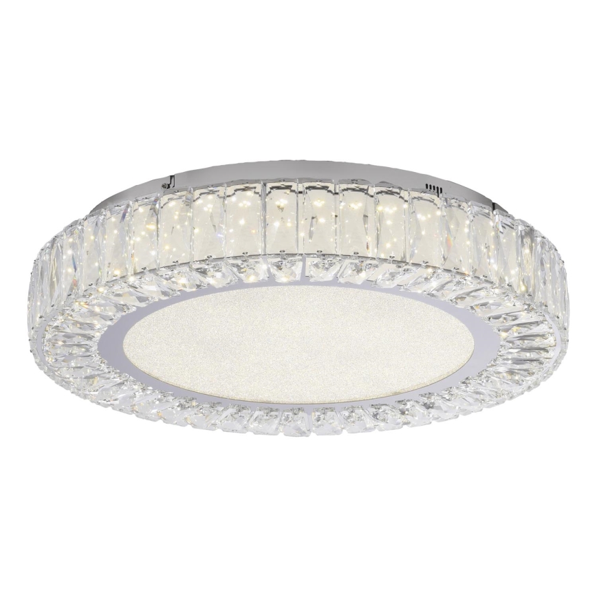 JUST LIGHT. 15222-17 - LED stropna svetilka KULUNKA LED/46W/230V premer 50 cm sijajni krom