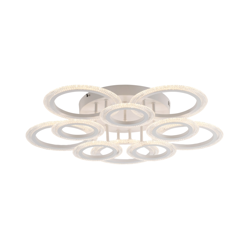 JUST LIGHT. 15268-16 - stropna LED svetilka CRYSTALLO LED/48,5W/230V, premer 68,6 cm, bela