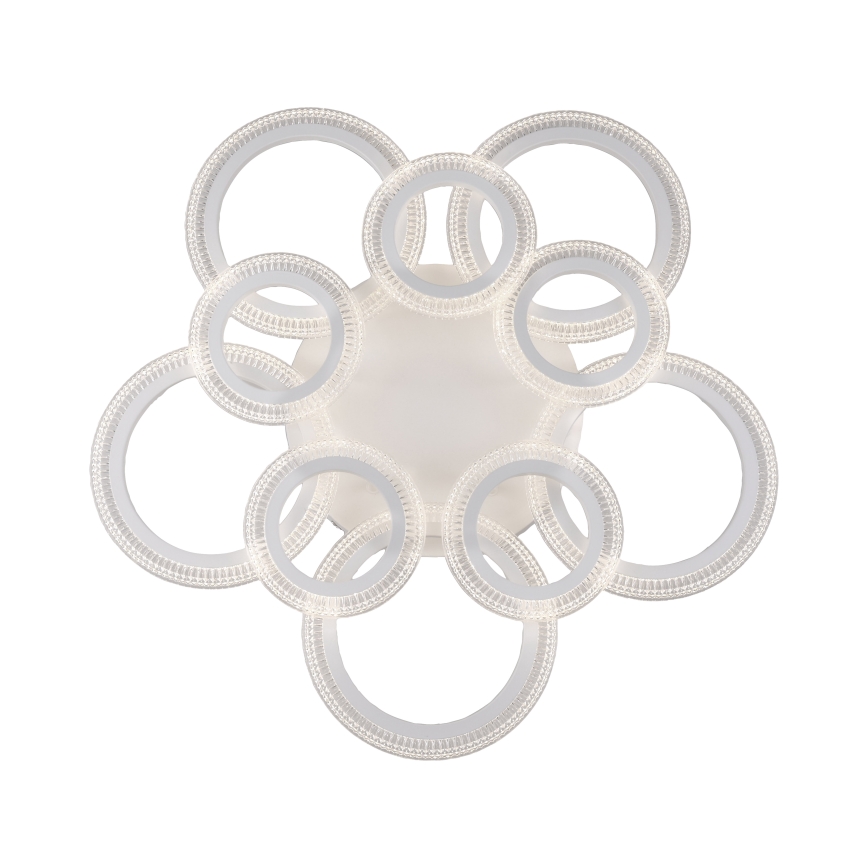 JUST LIGHT. 15268-16 - stropna LED svetilka CRYSTALLO LED/48,5W/230V, premer 68,6 cm, bela