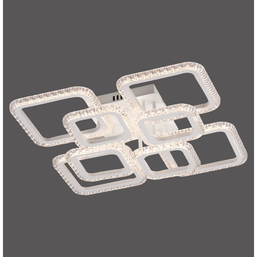 JUST LIGHT. 15269-16 - LED stropna svetilka CRYSTALLO LED/43,5W/230V 49x49 cm bela