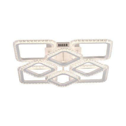 JUST LIGHT. 15269-16 - LED stropna svetilka CRYSTALLO LED/43,5W/230V 49x49 cm bela