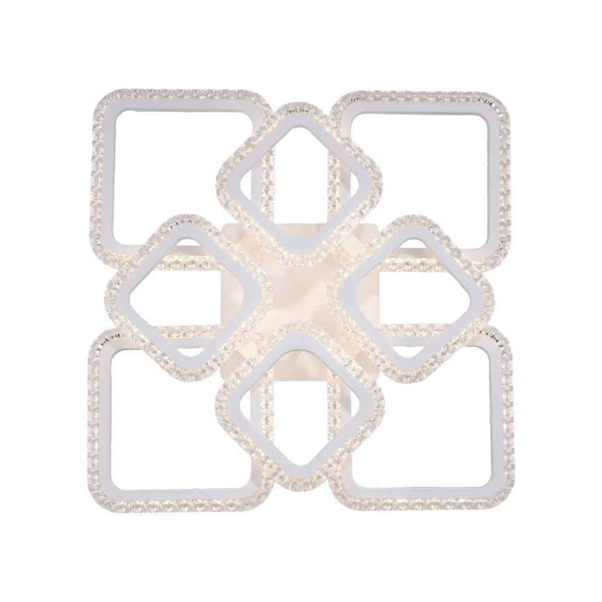 JUST LIGHT. 15269-16 - LED stropna svetilka CRYSTALLO LED/43,5W/230V 49x49 cm bela