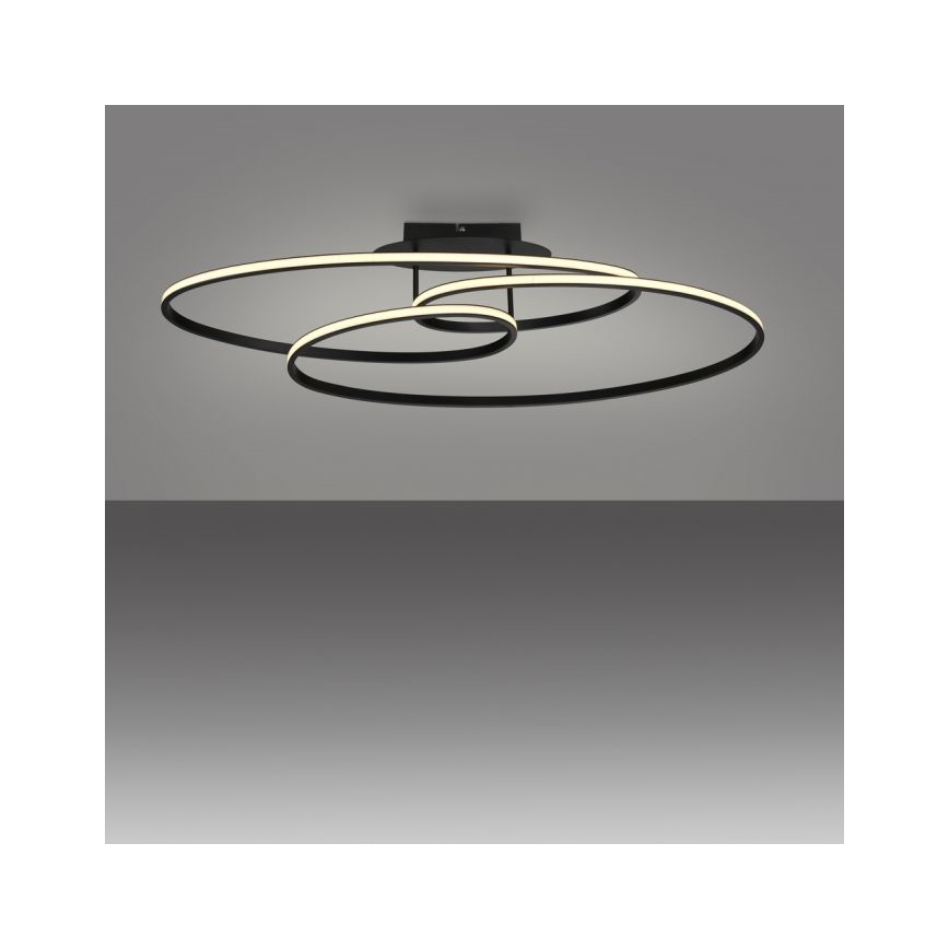 JUST LIGHT. 15321-18 - LED Stropna svetilka LUMACA LED/33W/230V črna