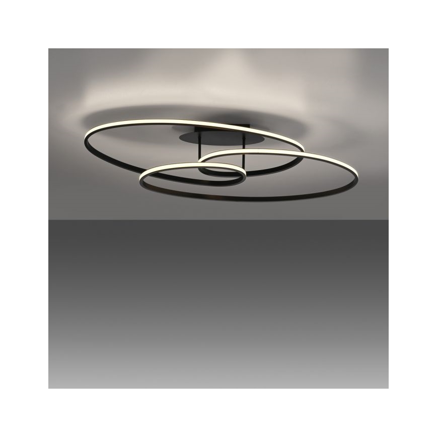 JUST LIGHT. 15321-18 - LED Stropna svetilka LUMACA LED/33W/230V črna