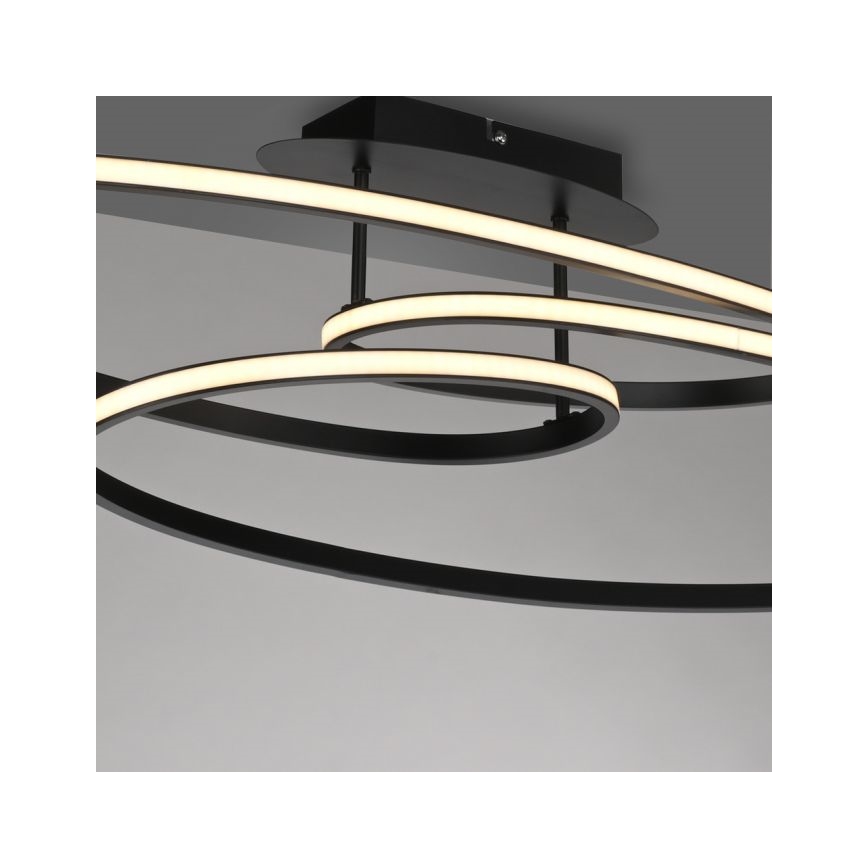 JUST LIGHT. 15321-18 - LED Stropna svetilka LUMACA LED/33W/230V črna