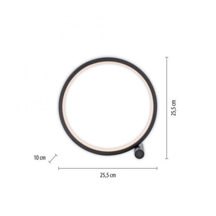 JUST LIGHT. 15395-18 - LED Namizna svetilka MINI RITUS LED/10,5W/230V črna