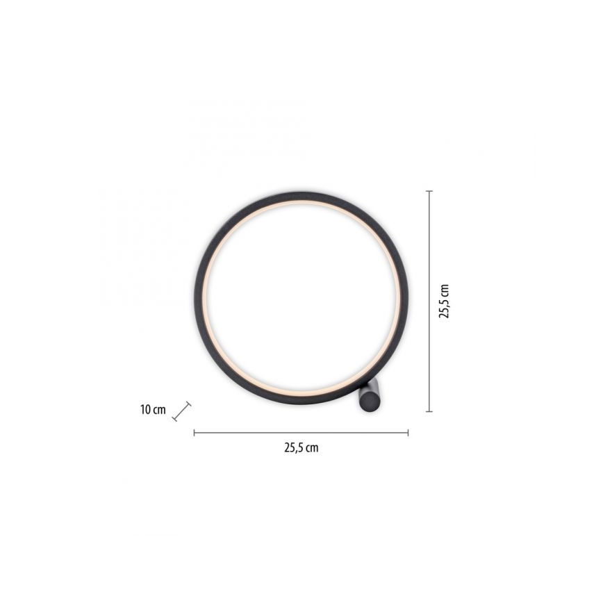 JUST LIGHT. 15395-18 - LED Namizna svetilka MINI RITUS LED/10,5W/230V črna