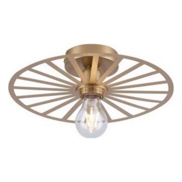JUST LIGHT. 15635-60 - Stropna svetilka SPIKE 1xE27/40W/230V pr. 30 cm medenina