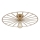 JUST LIGHT. 15636-60 - Stropna svetilka SPIKE 1xE27/40W/230V pr. 50 cm medenina