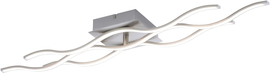 JUST LIGHT. 16266-55 - LED RGB Zatemnitvena stropna svetilka LOLA WAVE LED/30W/230V 2700-5000K + Daljinski upravljalnik