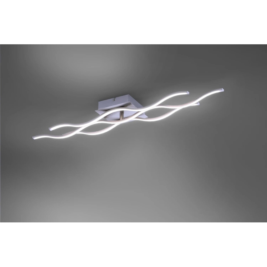 JUST LIGHT. 16266-55 - LED RGB Zatemnitvena stropna svetilka LOLA WAVE LED/30W/230V 2700-5000K + Daljinski upravljalnik