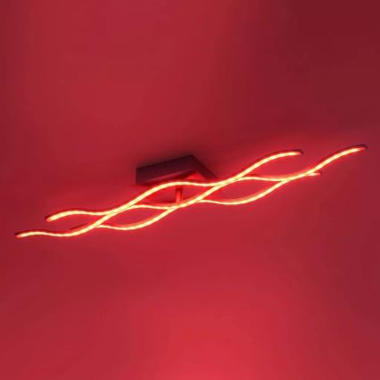 JUST LIGHT. 16266-55 - LED RGB Zatemnitvena stropna svetilka LOLA WAVE LED/30W/230V 2700-5000K + Daljinski upravljalnik