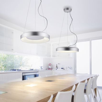 JUST LIGHT. 17075-21 - LED Zatemnitveni lestenec na vrvici KETO ANIKA LED/26,5W/230V 2700-5000K + Daljinski upravljalnik