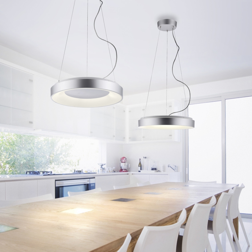 JUST LIGHT. 17075-21 - LED Zatemnitveni lestenec na vrvici KETO ANIKA LED/26,5W/230V 2700-5000K + Daljinski upravljalnik