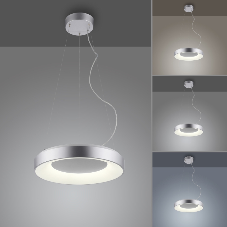 JUST LIGHT. 17075-21 - LED Zatemnitveni lestenec na vrvici KETO ANIKA LED/26,5W/230V 2700-5000K + Daljinski upravljalnik