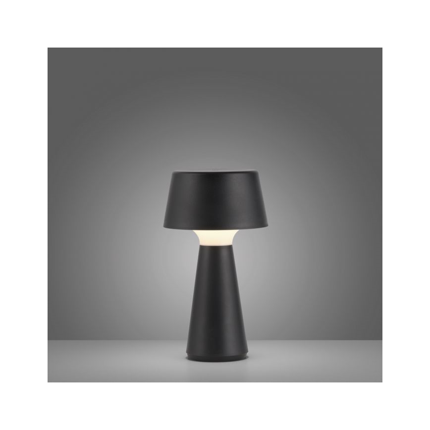 JUST LIGHT. 19260-18 - LED Zatemnitven na dotik zunanji svetilka ABERA LED/3W/3,7V 2000 mAh USB IP54 črna