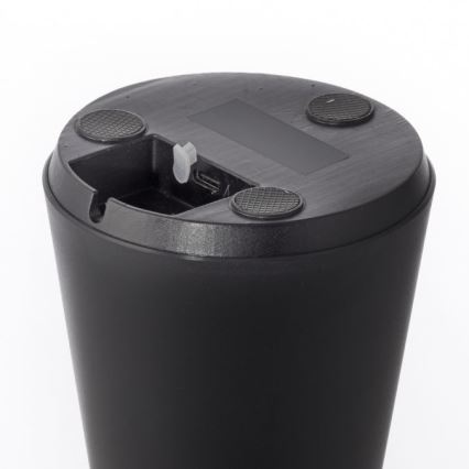 JUST LIGHT. 19260-18 - LED Zatemnitven na dotik zunanji svetilka ABERA LED/3W/3,7V 2000 mAh USB IP54 črna