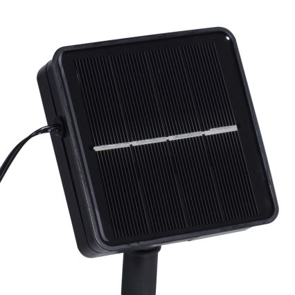 JUST LIGHT. 19971-18 - LED RGB sončni trak TEANIA LED/3,7V 5 m 1200 mAh IP44 črna