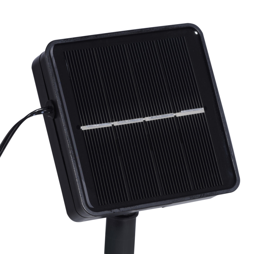 JUST LIGHT. 19971-18 - LED RGB sončni trak TEANIA LED/3,7V 5 m 1200 mAh IP44 črna