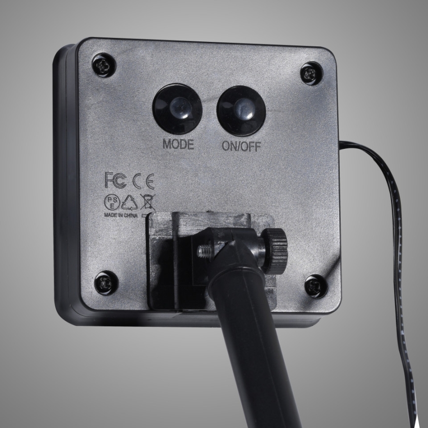 JUST LIGHT. 19971-18 - LED RGB sončni trak TEANIA LED/3,7V 5 m 1200 mAh IP44 črna
