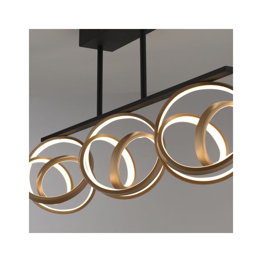 JUST LIGHT. 6245-18 - LED Zatemnitveni lestenec LOOP 3xLED/11W/230V 2700-5000K + Daljinski upravljalnik